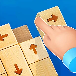 Tap 3D wood block away/3762